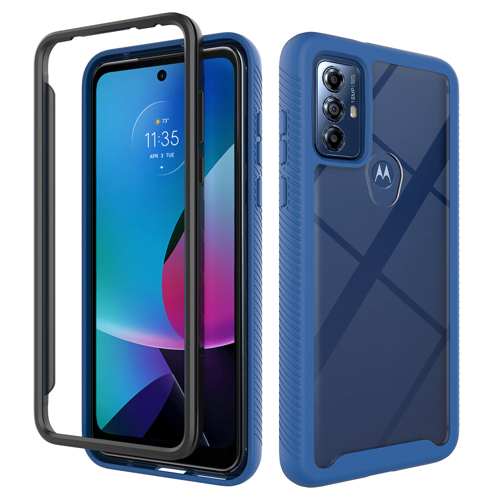 Til Motorola Moto G Play (2023) 4G Anti-drop gennemsigtigt telefontaske Hård Akryl PC Blød TPU Hybrid Cover Til Motorola Moto G Play (2023) 4G Anti-drop gennemsigtigt telefontaske Hård Akryl PC Blød TPU Hybrid Cover